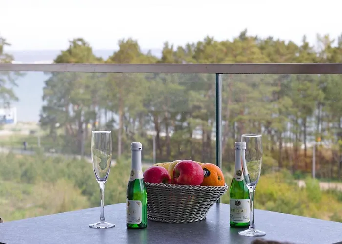 Duenenresidenz Prora - 1-Raum-Ferienwohnung Mit Meerblick, 1 Schlafzimmer Und Balkon Np-515