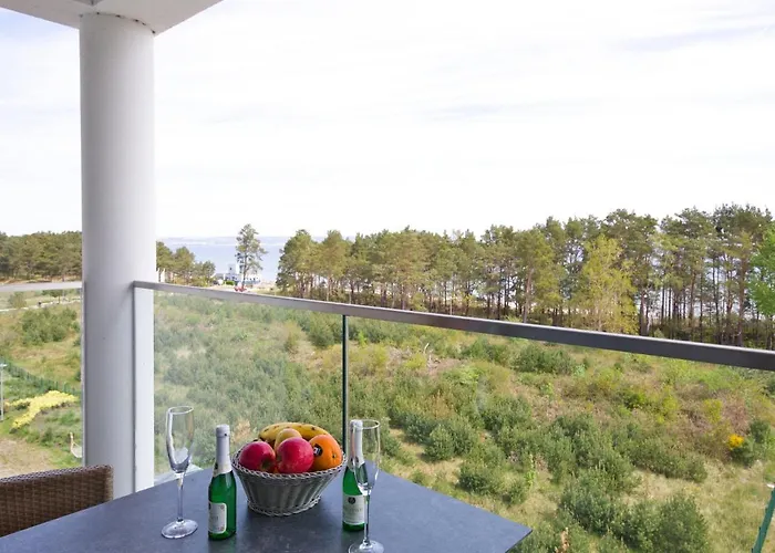 Duenenresidenz Prora - 1-Raum-Ferienwohnung Mit Meerblick, 1 Schlafzimmer Und Balkon Np-515